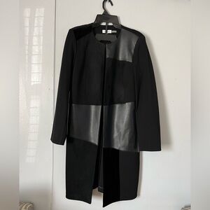 Calvin Klein Black and Gray Women's Blazer